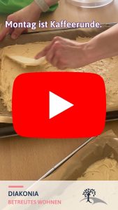 Leckerer Pflaumenkuchen im Betreuten Wohnen.